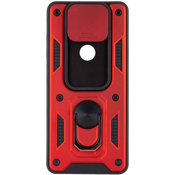 Ударостійкий чохол Camshield Serge Ring для Xiaomi Redmi Note 9 / Redmi 10X Червоний