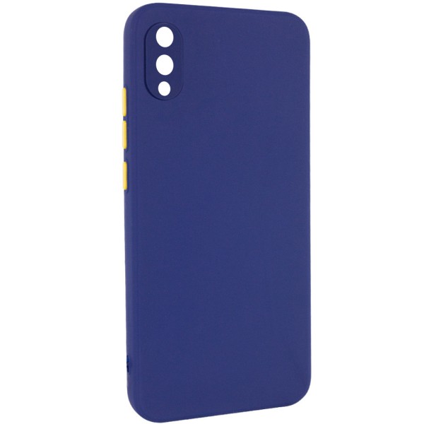 Чехол TPU Square Full Camera для Samsung Galaxy A02 Синий Чехол TPU Square Full Camera для Samsung Galaxy A02 Синий