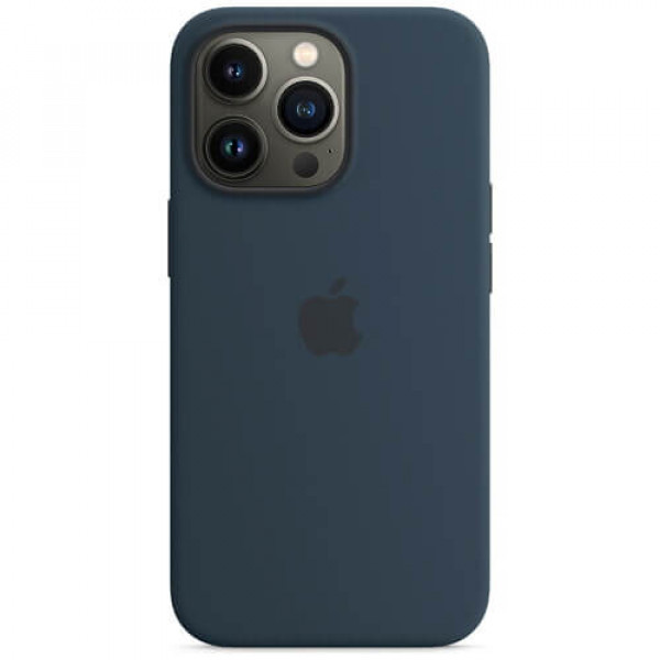 Чохол-накладка iPhone 13 Pro Max Apple Silicone Case MagSafe Abyss Blue