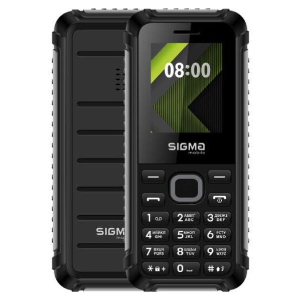 Телефон Sigma Mobile X-Style 18 Track Black/Grey