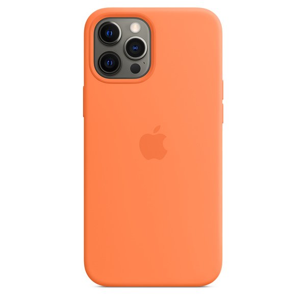 Чохол-накладка Apple iPhone 12 Pro Max Silicone Case with MagSafe - Kumquat (MHL83)