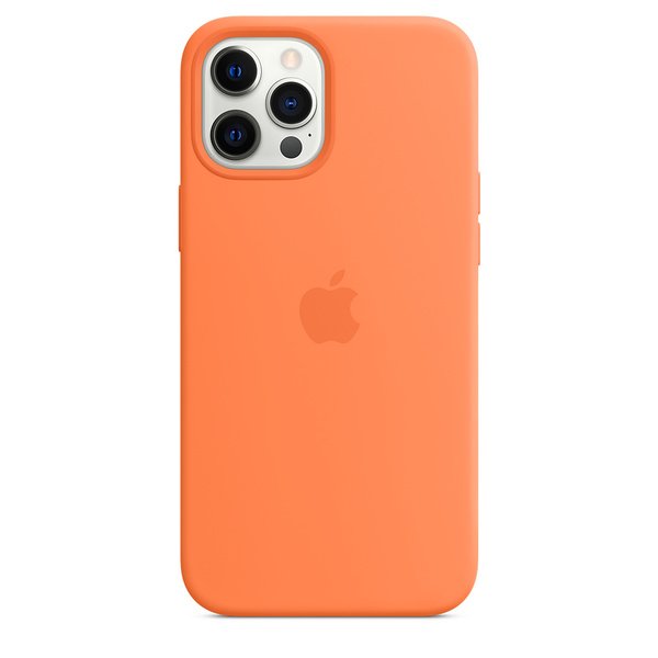 Чохол-накладка Apple iPhone 12 Pro Max Silicone Case with MagSafe - Kumquat (MHL83)