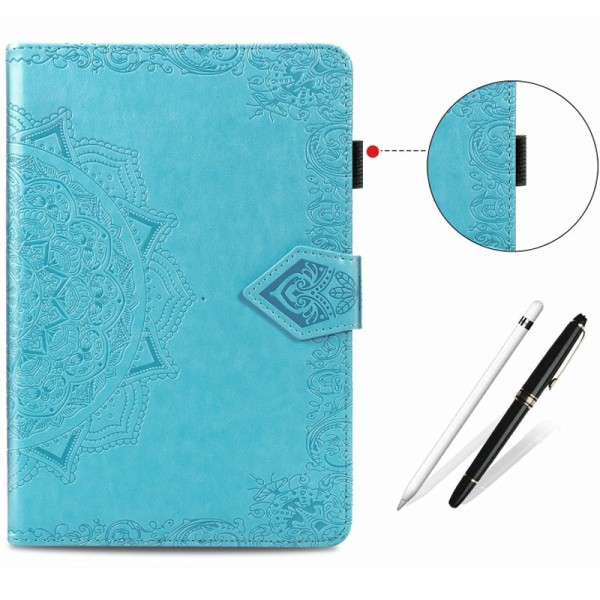 Шкіряний чохол Art Case з візитницею для Samsung Galaxy Tab S7+ Блакитний