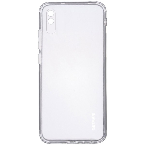 TPU чехол GETMAN Clear 1,0 mm для Xiaomi Redmi 9A Бесцветный (прозрачный)