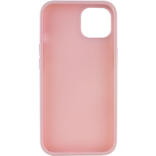 TPU чохол Bonbon Metal Style для Apple iPhone 14 (6.1") Рожевий / Light pink
