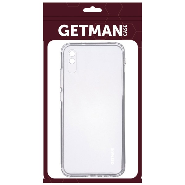 TPU чехол GETMAN Clear 1,0 mm для Xiaomi Redmi 9A Бесцветный (прозрачный) TPU чехол GETMAN Clear 1,0 mm для Xiaomi Redmi 9A Бесцветный (прозрачный)