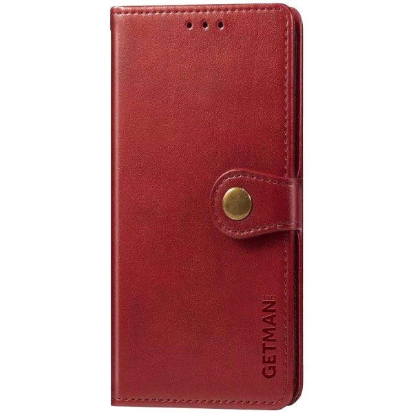 Шкіряний чохол книжка GETMAN Gallant (PU) для TECNO Camon 16 SE Червоний