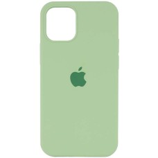 Чохол-накладка Apple iPhone 12/12 Pro AAA Full Coverage Silicone case (40) Light Green