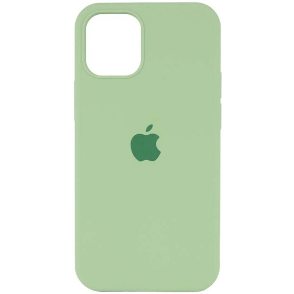 Чохол-накладка Apple iPhone 12/12 Pro AAA Full Coverage Silicone case (40) Light Green
