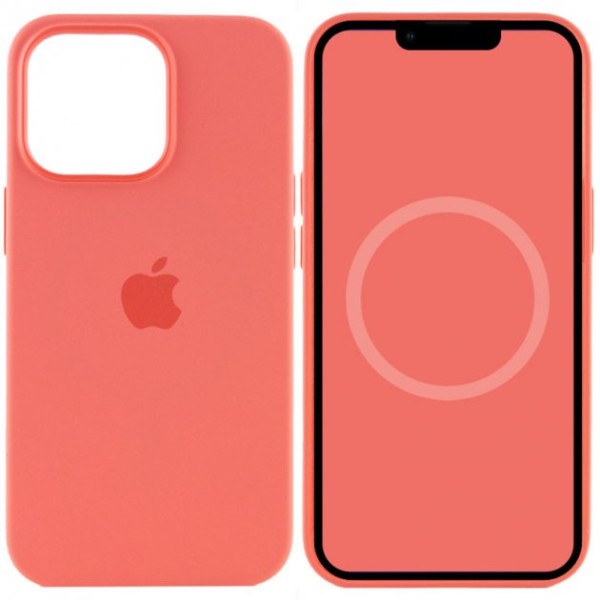 Чохол-накладка iPhone 13 Pro Max Apple Silicone Case with Animation & MagSafe Pink Pomelo
