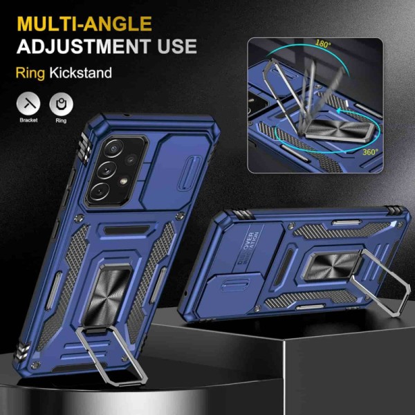 Ударостійкий чохол Camshield Army Ring для Samsung Galaxy A53 5G Синій / Navy Ударостійкий чохол Camshield Army Ring для Samsung Galaxy A53 5G Синій / Navy