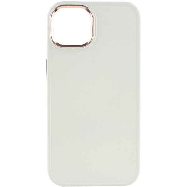 TPU чохол Bonbon Metal Style для Apple iPhone 14 (6.1") Білий / White