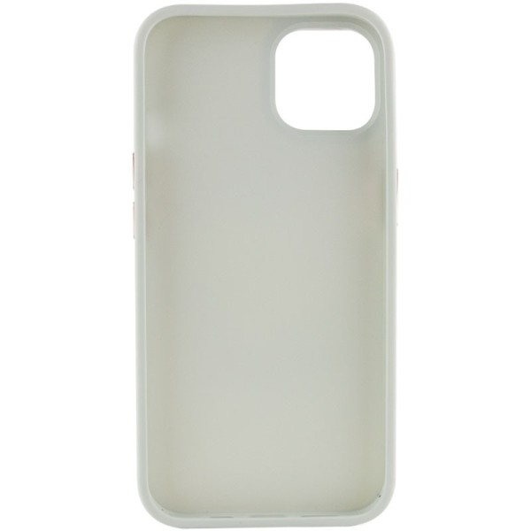 TPU чохол Bonbon Metal Style для Apple iPhone 14 (6.1") Білий / White