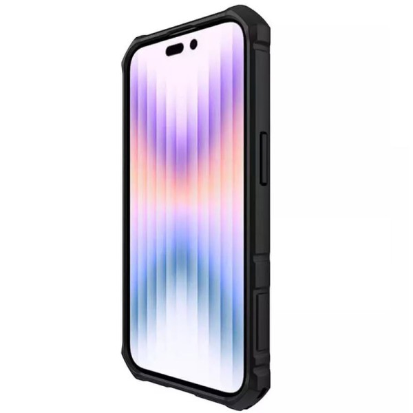 TPU+PC чохол Nillkin CamShield Armor Pro no logo (шторка на камеру) для Apple iPhone 14 Pro Max Зелений
