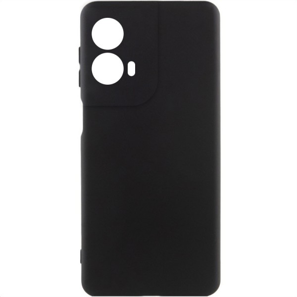Чохол Silicone Cover Lakshmi Full Camera (AA) для Motorola Moto G85 Чорний / Black