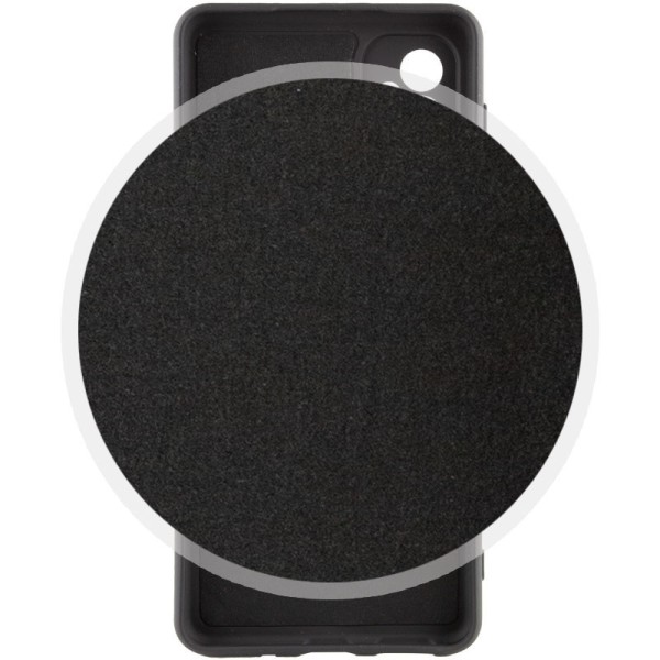Чохол Silicone Cover Lakshmi Full Camera (AA) для Motorola Moto G85 Чорний / Black