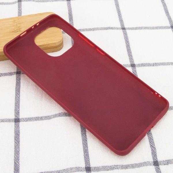 Силиконовый чехол Candy для Xiaomi Mi 11 Lite Бордовый Силиконовый чехол Candy для Xiaomi Mi 11 Lite Бордовый