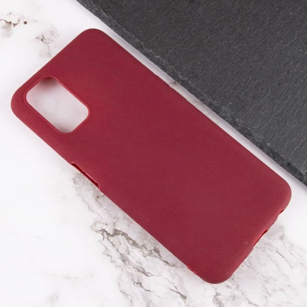 Силиконовый чехол Candy для Oppo A96 Бордовый Силиконовый чехол Candy для Oppo A96 Бордовый