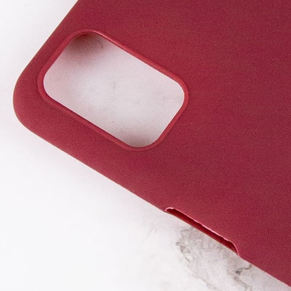 Силиконовый чехол Candy для Oppo A96 Бордовый