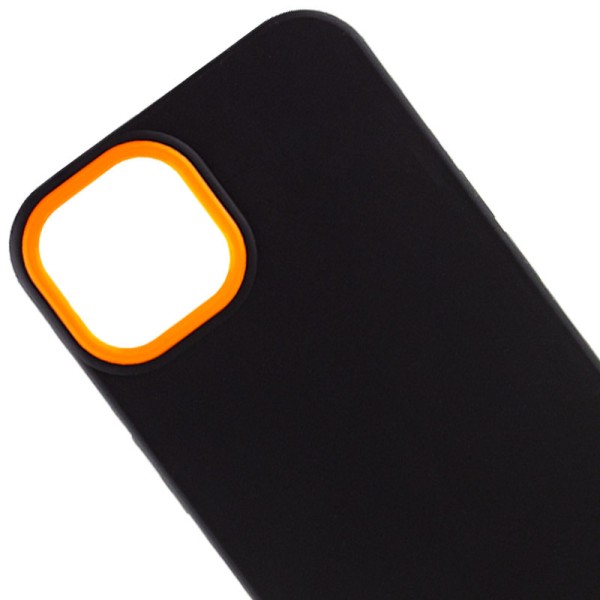 Чохол TPU+PC Bichromatic для Apple iPhone 13 (6.1") Black / Orange Чохол TPU+PC Bichromatic для Apple iPhone 13 (6.1") Black / Orange