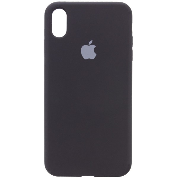 Чохол Silicone Case Full Protective (AA) для Apple iPhone X (5.8") / XS (5.8") Чорний / Black