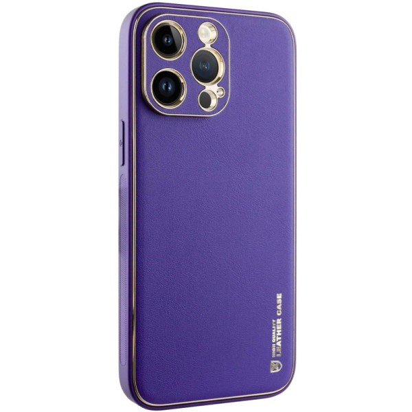 Шкіряний чохол Xshield для Apple iPhone 14 Pro Max (6.7") Фіолетовий / Ultra Violet