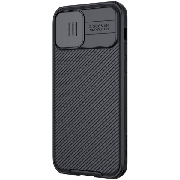 Карбонова накладка Nillkin Camshield (шторка на камеру) для Apple iPhone 13 Pro (6.1") Чорний / Black