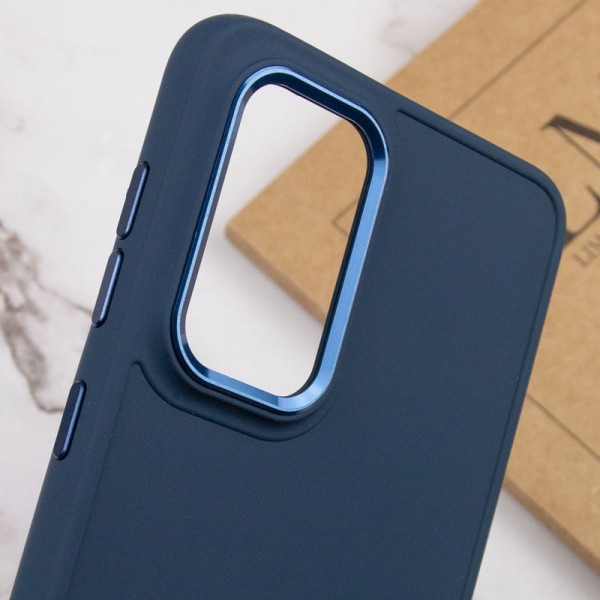 TPU чохол Bonbon Metal Style для Samsung Galaxy A53 5G Синій / Cosmos blue TPU чохол Bonbon Metal Style для Samsung Galaxy A53 5G Синій / Cosmos blue