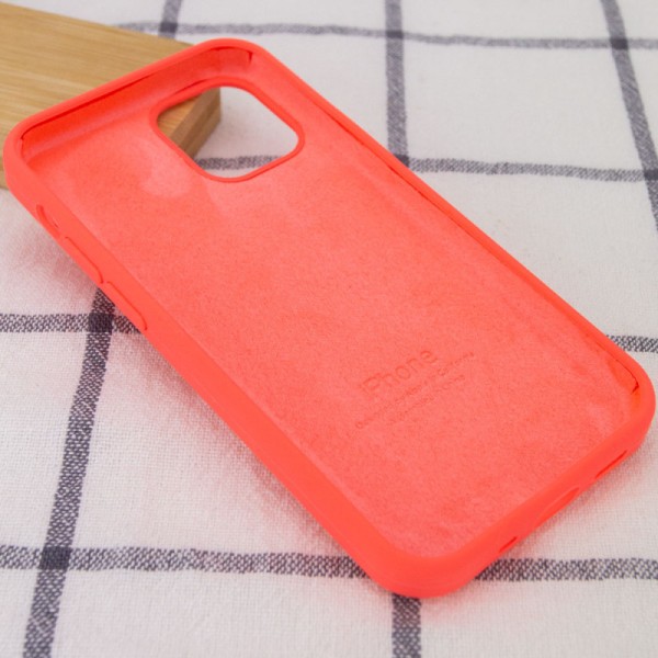 Чохол Silicone Case Full Protective (AA) для Apple iPhone 12 Pro Max (6.7") Кавуновий / Watermelon red Чохол Silicone Case Full Protective (AA) для Apple iPhone 12 Pro Max (6.7") Кавуновий / Watermelon red