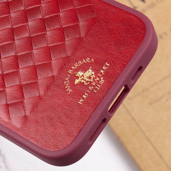 Шкіряний чохол Polo Santa Barbara для Apple iPhone 14 Pro Max (6.7") Red
