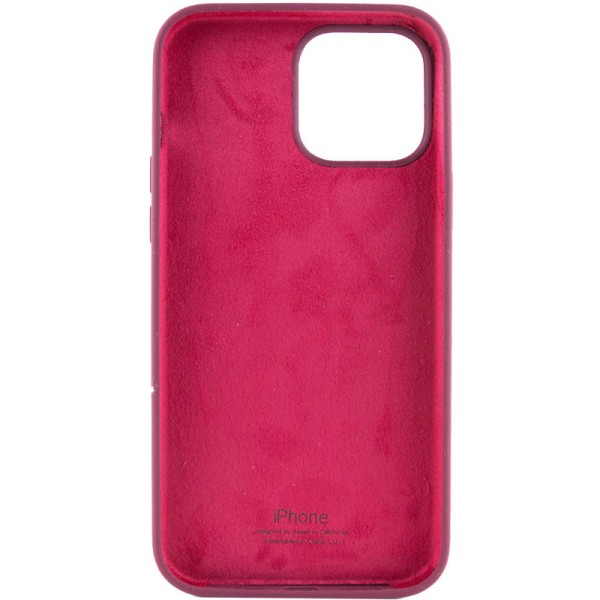 Чохол Silicone Case Full Protective (AA) для Apple iPhone 14 Pro Max (6.7") Бордовий / Plum Чохол Silicone Case Full Protective (AA) для Apple iPhone 14 Pro Max (6.7") Бордовий / Plum
