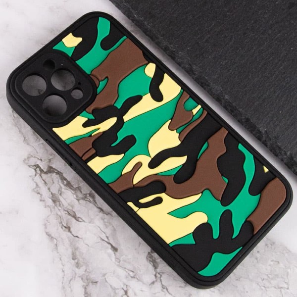Чохол TPU+PC Army Collection для Apple iPhone 12 Pro Max (6.7") Зелений Чохол TPU+PC Army Collection для Apple iPhone 12 Pro Max (6.7") Зелений