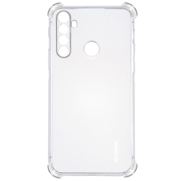 TPU чохол GETMAN Ease logo посилені кути для Xiaomi Redmi Note 8T Безбарвний (прозорий)