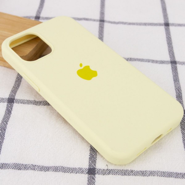 Чохол Silicone Case Full Protective (AA) для Apple iPhone 13 Pro (6.1") Жовтий / Mellow Yellow Чохол Silicone Case Full Protective (AA) для Apple iPhone 13 Pro (6.1") Жовтий / Mellow Yellow