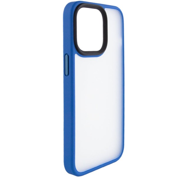TPU+PC чохол Metal Buttons для Apple iPhone 13 Pro (6.1") Блакитний