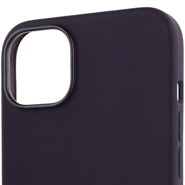 Чохол Silicone case (AAA) full with Magsafe для Apple iPhone 14 Pro (6.1") Фіолетовий / Elderberry