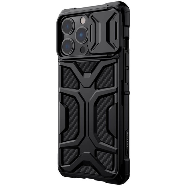 TPU+PC чохол Nillkin CamShield Adventurer (шторка на камеру) для Apple iPhone 13 Pro (6.1") Чорний TPU+PC чохол Nillkin CamShield Adventurer (шторка на камеру) для Apple iPhone 13 Pro (6.1") Чорний