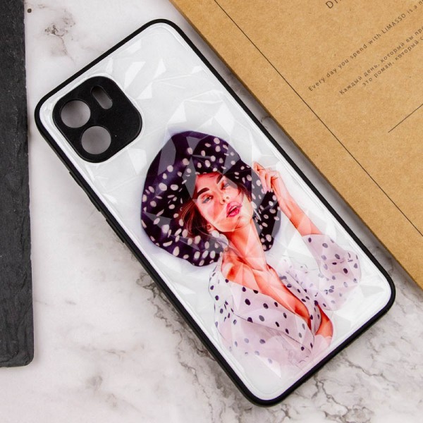 TPU+PC чохол Prisma Ladies для Xiaomi Redmi A1 / A2 Girl in a hat