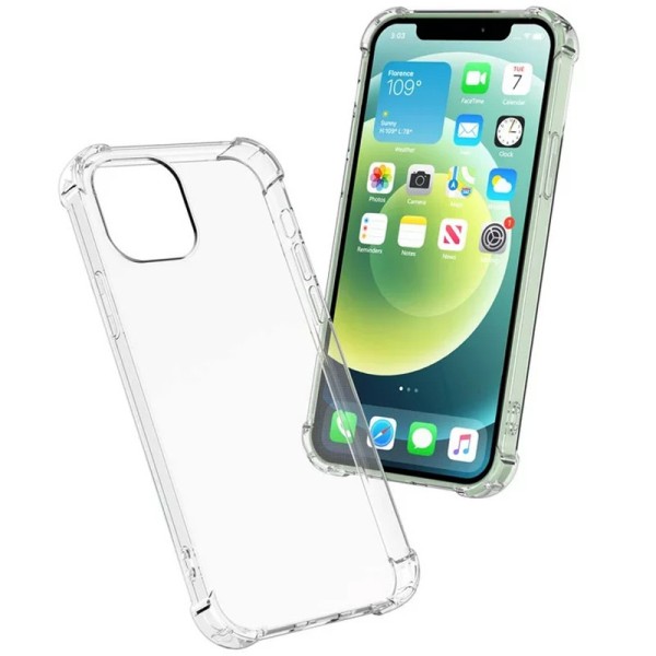 TPU чохол GETMAN Ease logo посилені кути для Apple iPhone 13 Pro Max (6.7") Безбарвний (прозорий)