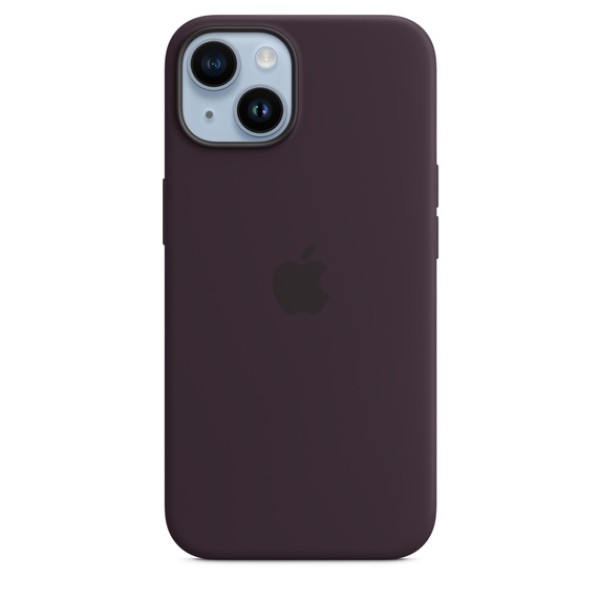 Чохол-накладка iPhone 14 Apple Silicone Case 1:1 with MagSafe Elderberry