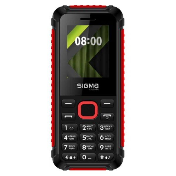 Телефон Sigma Mobile X-Style 18 Track Black/Red
