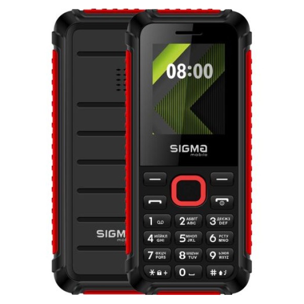 Телефон Sigma Mobile X-Style 18 Track Black/Red