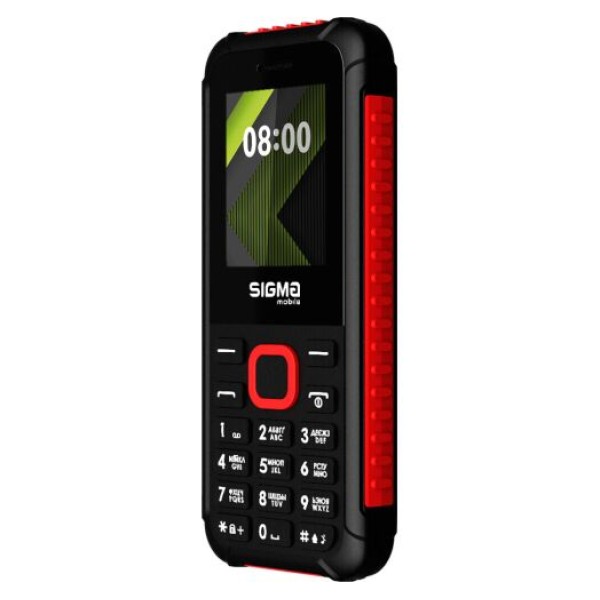 Телефон Sigma Mobile X-Style 18 Track Black/Red