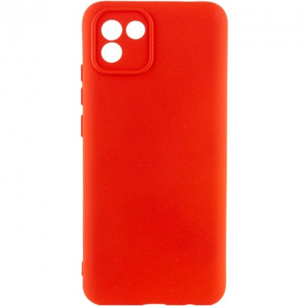 Чохол-накладка Samsung A035 (A03-2022) Silicone Case Full Camera Red