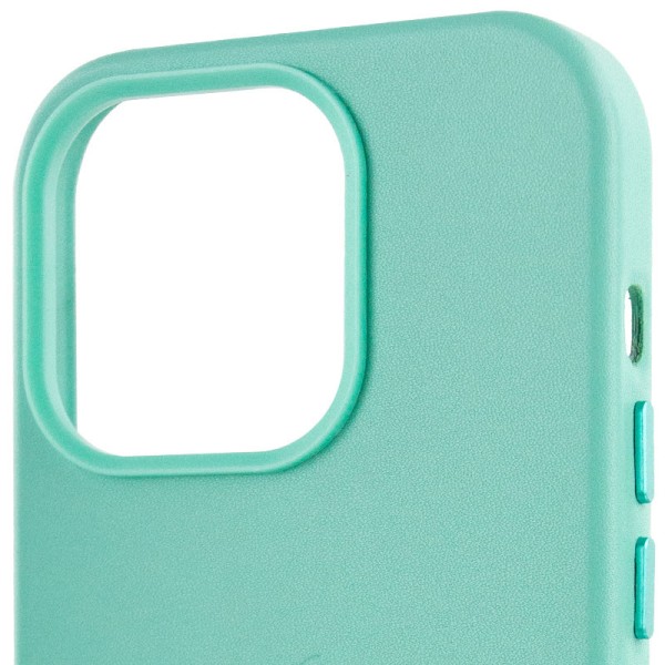 Шкіряний чохол Leather Case (AA Plus) with MagSafe для Apple iPhone 14 Pro Max (6.7") Ice Шкіряний чохол Leather Case (AA Plus) with MagSafe для Apple iPhone 14 Pro Max (6.7") Ice