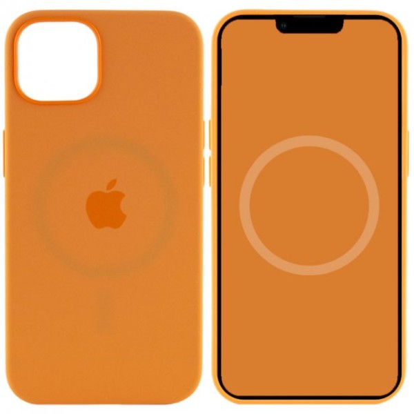 Чохол-накладка iPhone 13 Apple Silicone Case with Animation & MagSafe Marigold