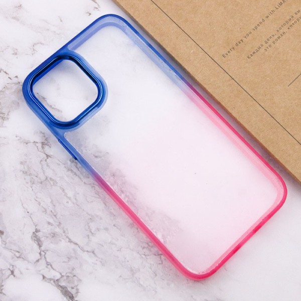 Чохол TPU+PC Fresh sip series для Apple iPhone 12 Pro Max (6.7") Рожевий / Синій Чохол TPU+PC Fresh sip series для Apple iPhone 12 Pro Max (6.7") Рожевий / Синій
