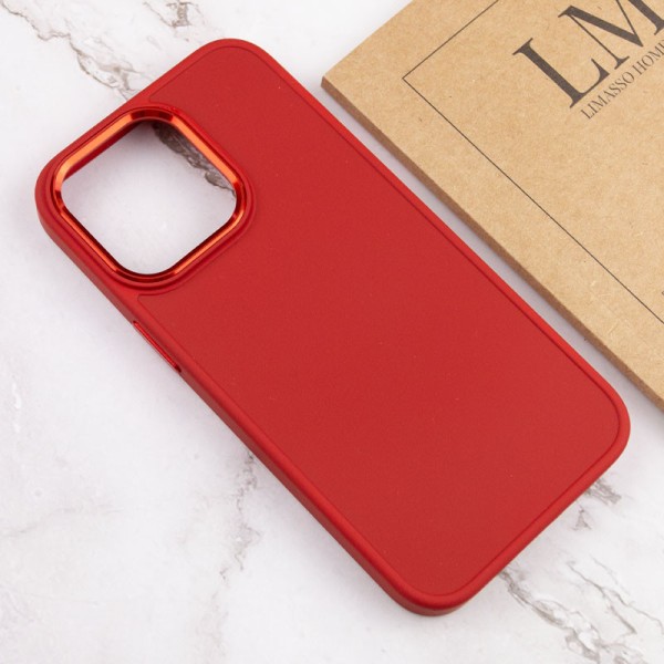 TPU чохол Bonbon Metal Style для Apple iPhone 14 Pro Max (6.7") Червоний / Red