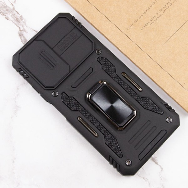 Ударостійкий чохол Camshield Army Ring для Xiaomi Redmi 9A Чорний / Black
