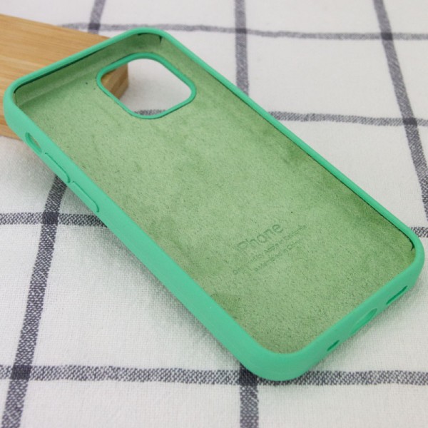 Чохол Silicone Case Full Protective (AA) для Apple iPhone 14 Pro Max (6.7") Зелений / Spearmint Чохол Silicone Case Full Protective (AA) для Apple iPhone 14 Pro Max (6.7") Зелений / Spearmint